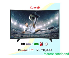 Curved LCD TV on sale at kathmandu