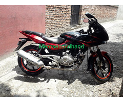 Pulsar 220f red n black bike on sale at kathmandu