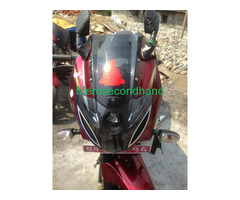 Used secondhand pulsar 220F bike on sell at pokhara